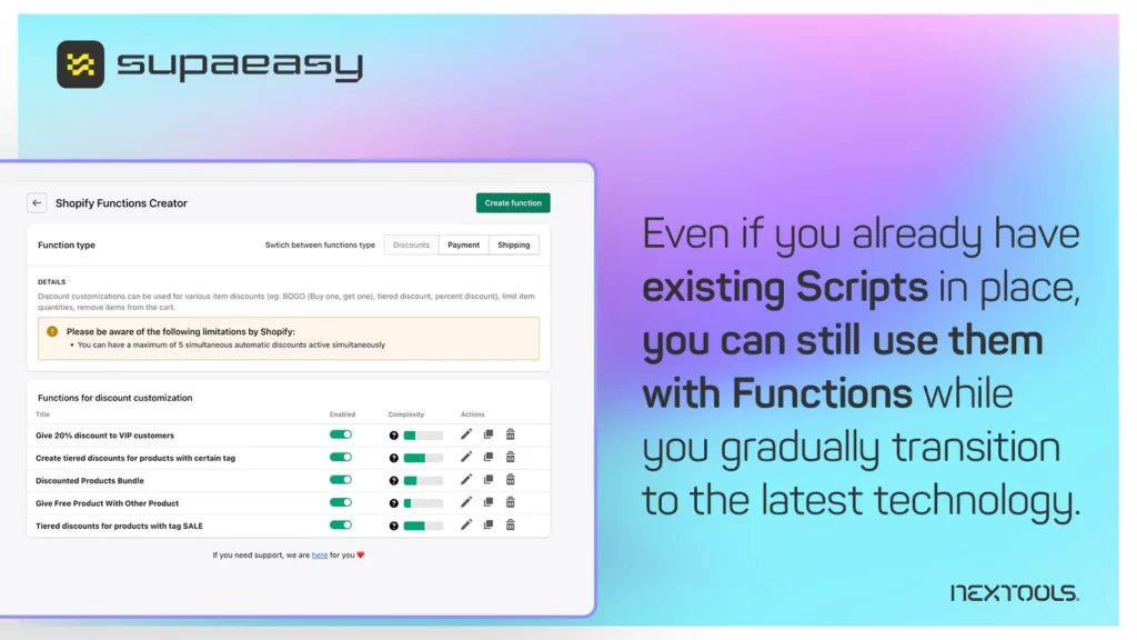 How to generate a Delivery Function with SupaEasy